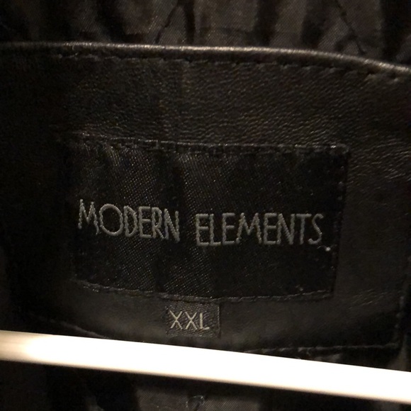 Men’s Modern Elements leather jacket size XXL - Picture 2 of 4